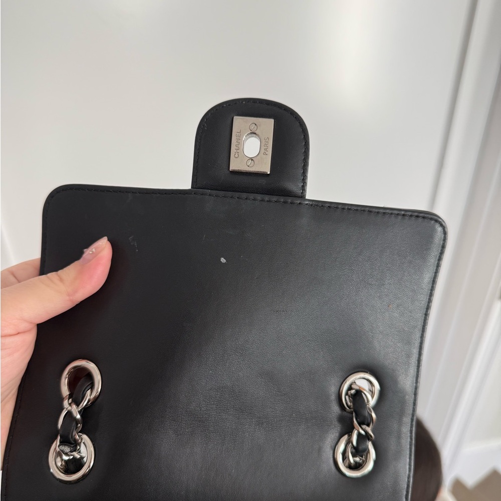 Chanel Chevron Black Backpack - image 7